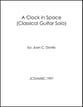 A Clock in Space (Classical Guitar Solo) Guitar and Fretted sheet music cover